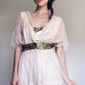 Edwardian wedding gown